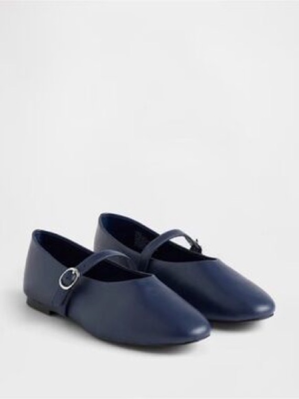 GAP Navy Pointed Mary Jane Flat, 6  NWOT